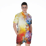 Galaxy Native Indian Woman Print Men's Rompers
