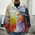 Galaxy Native Indian Woman Print Men's Shirt Jacket