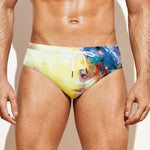Galaxy Native Indian Woman Print Men's Swim Briefs