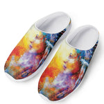 Galaxy Native Indian Woman Print Mesh Casual Shoes