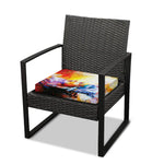 Galaxy Native Indian Woman Print Outdoor Seat Cushion Cover