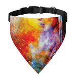 Galaxy Native Indian Woman Print Over The Collar Dog Bandana