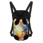 Galaxy Native Indian Woman Print Pet Carrier Backpack