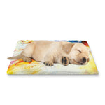 Galaxy Native Indian Woman Print Pet Cooling Mat Cover