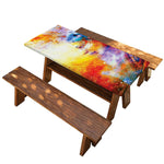 Galaxy Native Indian Woman Print Picnic Table Cover