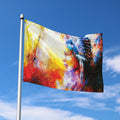 Galaxy Native Indian Woman Print Polyester Flag