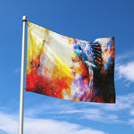 Galaxy Native Indian Woman Print Polyester Flag