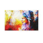 Galaxy Native Indian Woman Print Polyester Flag