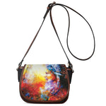 Galaxy Native Indian Woman Print Saddle Bag