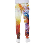 Galaxy Native Indian Woman Print Scuba Joggers