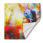 Galaxy Native Indian Woman Print Silk Bandana