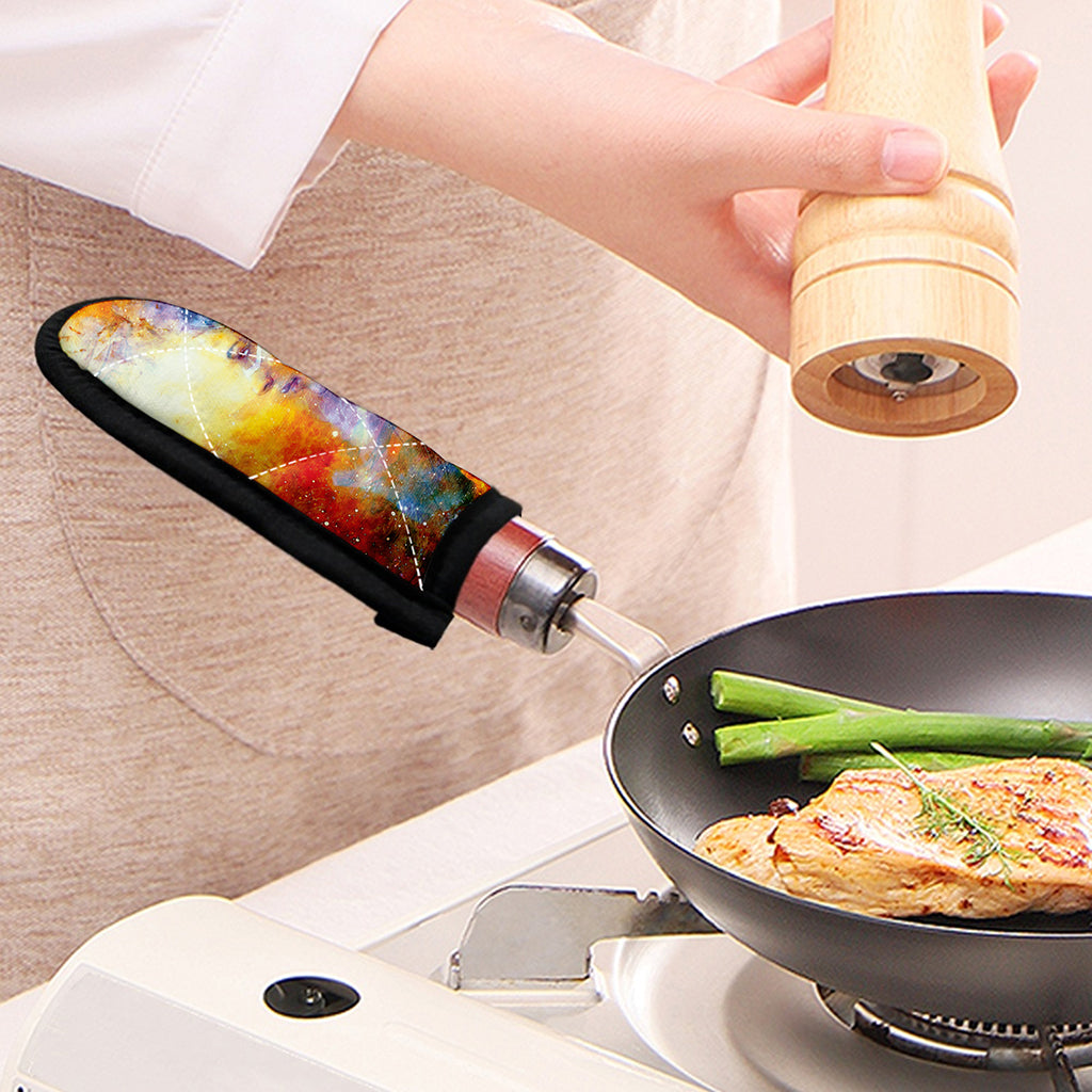 Galaxy Native Indian Woman Print Skillet Handle Cover