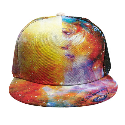 Galaxy Native Indian Woman Print Snapback Cap
