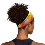 Galaxy Native Indian Woman Print Sports Headband
