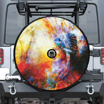 Galaxy Native Indian Woman Print Tire Cover With Camera Hole
