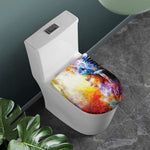 Galaxy Native Indian Woman Print Toilet Lid Cover