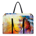 Galaxy Native Indian Woman Print Utility Tote Bag