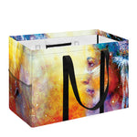 Galaxy Native Indian Woman Print Utility Tote Bag