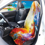 Galaxy Native Indian Woman Print Waterproof Car Seat Cover