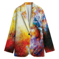 Galaxy Native Indian Woman Print Women's Cotton Blazer
