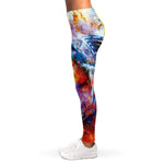 Galaxy Native Indian Woman Print Women's Leggings