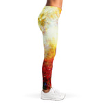Galaxy Native Indian Woman Print Women's Leggings