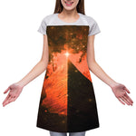 Galaxy Pyramid Print Adjustable Apron