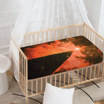 Galaxy Pyramid Print Baby Crib Sheet