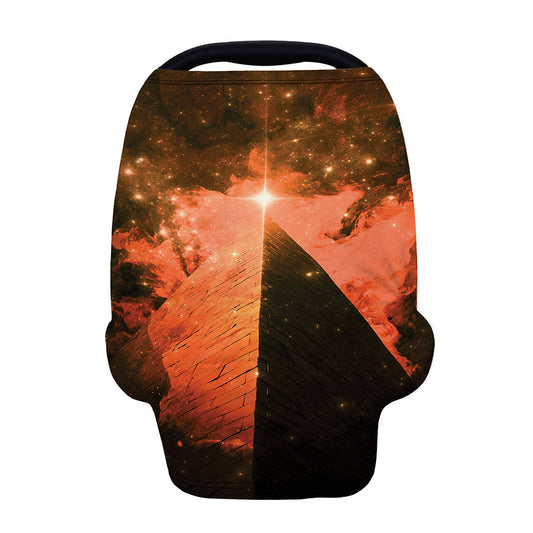 Galaxy Pyramid Print Baby Seat Cover