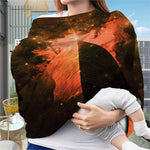 Galaxy Pyramid Print Baby Seat Cover