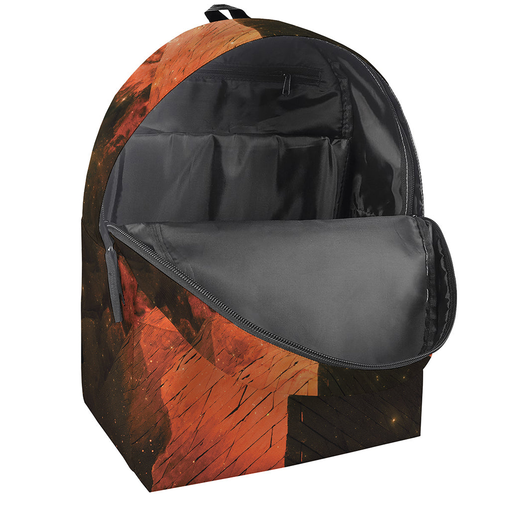 Galaxy Pyramid Print Backpack