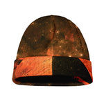 Galaxy Pyramid Print Beanie