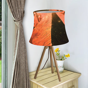 Galaxy Pyramid Print Bell Lamp Shade