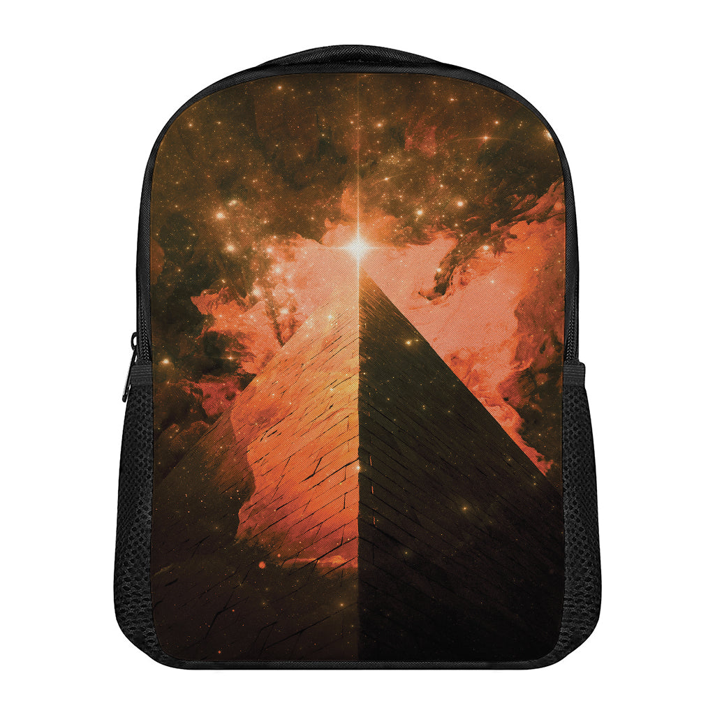 Galaxy Pyramid Print Casual Backpack