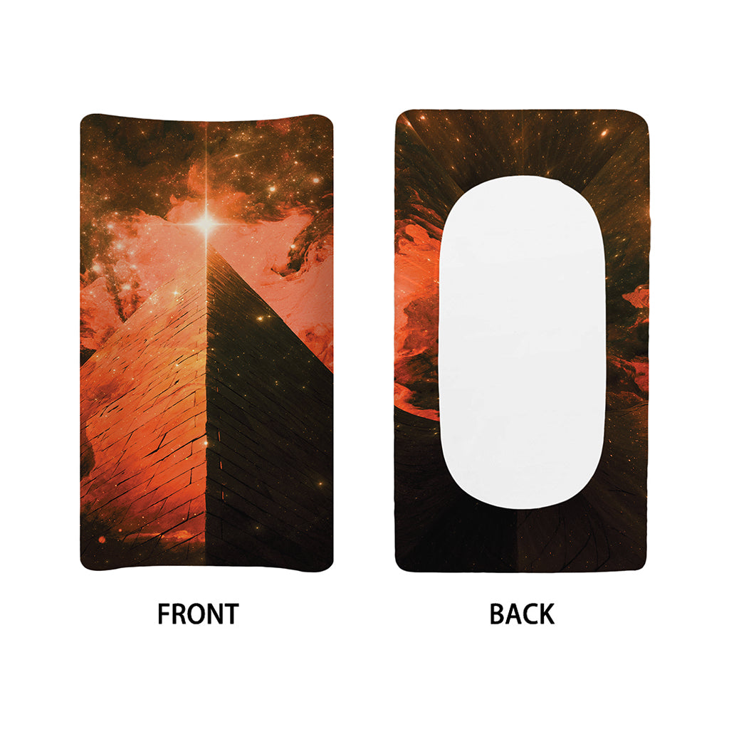 Galaxy Pyramid Print Changing Pad Cover
