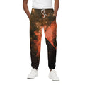 Galaxy Pyramid Print Cotton Sweatpants