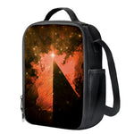 Galaxy Pyramid Print Crossbody Lunch Bag