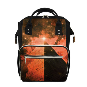 Galaxy Pyramid Print Diaper Bag