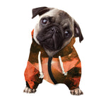 Galaxy Pyramid Print Dog Zip Up Hoodie