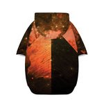Galaxy Pyramid Print Dog Zip Up Hoodie
