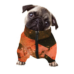 Galaxy Pyramid Print Dog Zip Up Jacket