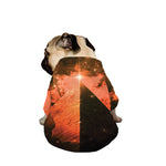 Galaxy Pyramid Print Dog Zip Up Jacket