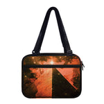 Galaxy Pyramid Print Double Strap Bible Bag