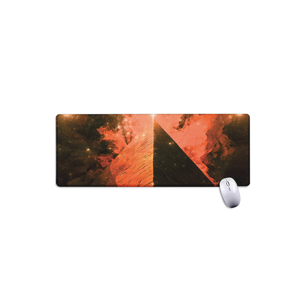 Galaxy Pyramid Print Extended Mouse Pad