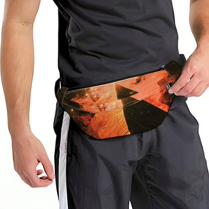 Galaxy Pyramid Print Fanny Pack