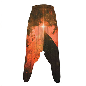 Galaxy Pyramid Print Hammer Pants