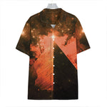 Galaxy Pyramid Print Hawaiian Shirt