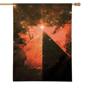 Galaxy Pyramid Print House Flag