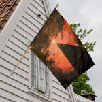 Galaxy Pyramid Print House Flag