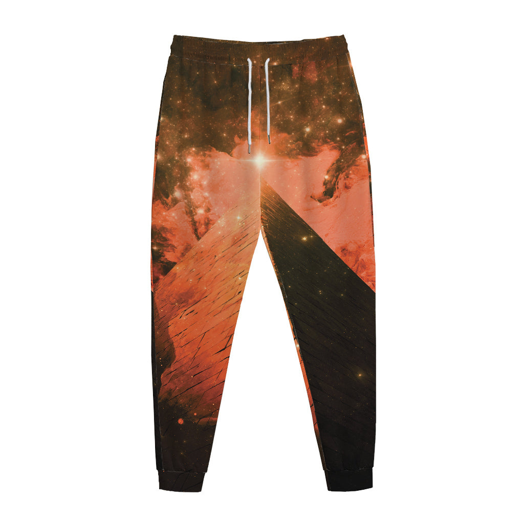 Galaxy Pyramid Print Jogger Pants